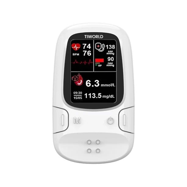 TiworldTM Bloodless Glucose Meter 🩸: High-Accuracy Non-Invasive Monitoring (99.9% Clinical Precision 🎯) ✅