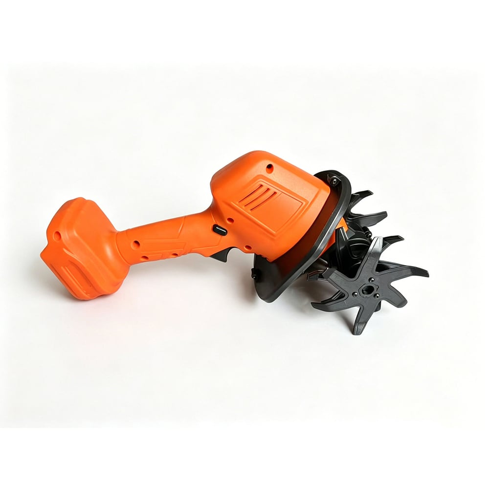 🌱 Cordless Garden Tiller – Lightweight Battery-Powered Soil Cultivator with Safety Lock
