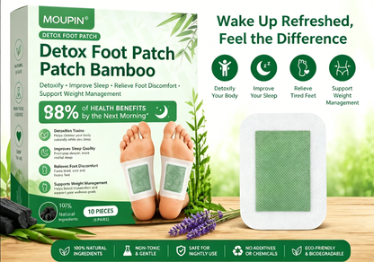 Brand New Upgrade🌿 FootPatch 10-Pack – Enhanced Herbal Detox, Weight Control, Sleep Support & Pain Relief