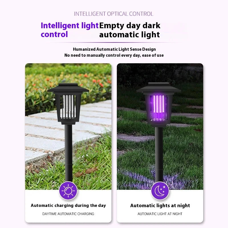 ☀️ Solar Mosquito Zapper | 2-in-1 Bug Killer & Yard Light 🦟