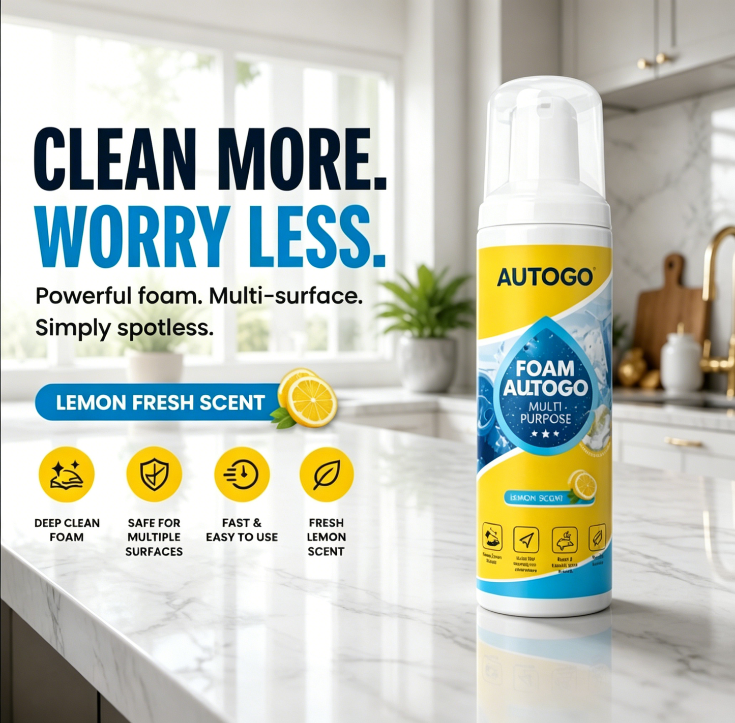 AUTOGO® High-Performance Foam Cleaner