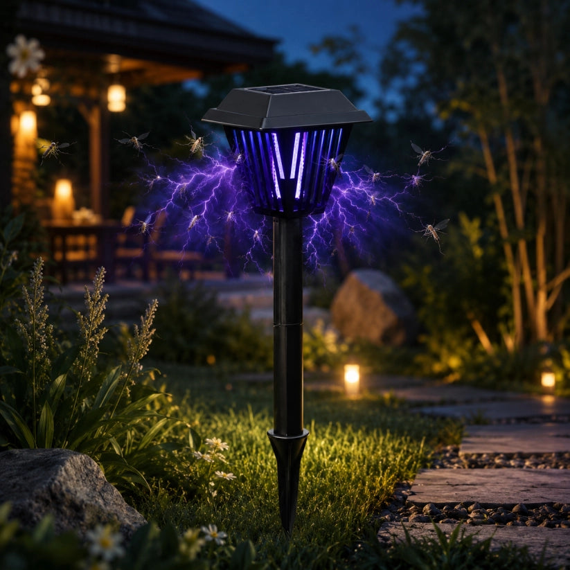 ☀️ Solar Mosquito Zapper | 2-in-1 Bug Killer & Yard Light 🦟