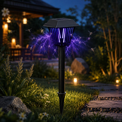 ☀️ Solar Mosquito Zapper | 2-in-1 Bug Killer & Yard Light 🦟