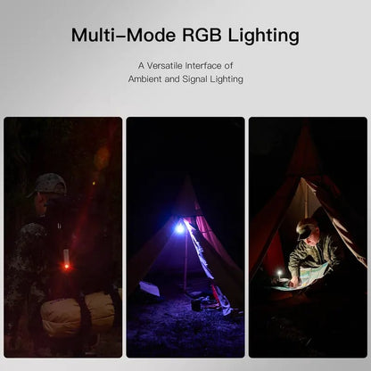 LK 2-in-1 EDC Gear, M390 Blade + USB-C Rechargeable Flashlight