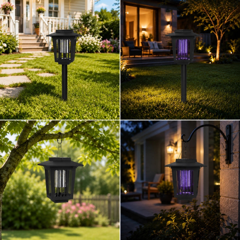 ☀️ Solar Mosquito Zapper | 2-in-1 Bug Killer & Yard Light 🦟