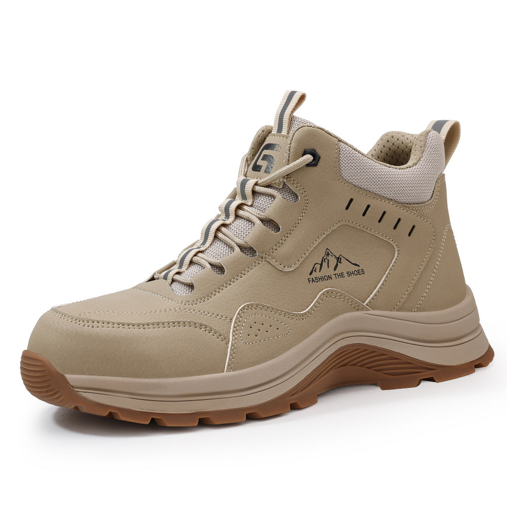 Lightweight steel-toe safety shoes