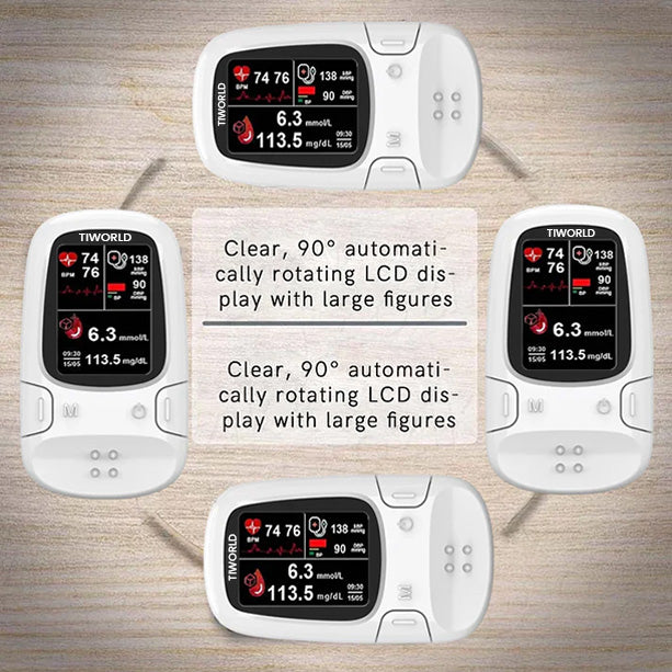 TiworldTM Bloodless Glucose Meter 🩸: High-Accuracy Non-Invasive Monitoring (99.9% Clinical Precision 🎯) ✅